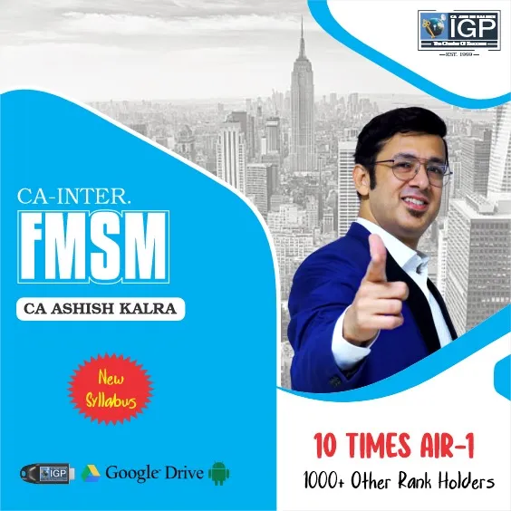 FM - SM REGULAR BATCH COMPLETED IN JUNE 26 BY CA ASHISH KALRA ( CA INTER)