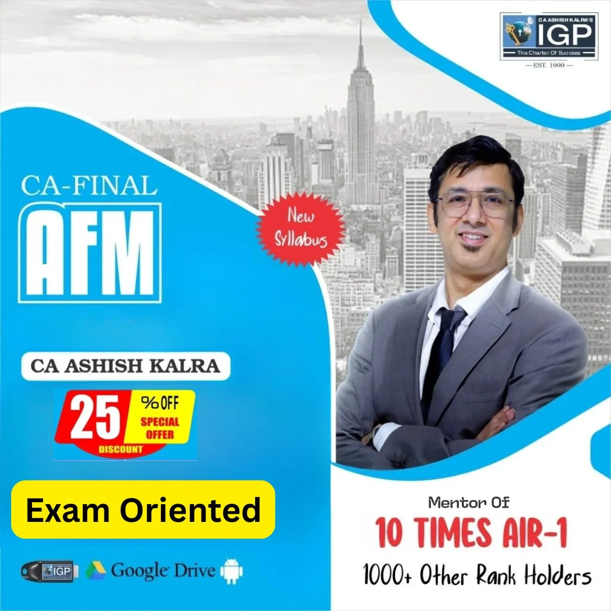 NEW COURSE AFM EXAM ORIENTED FOR 2026 & ONWARDS EXAM PRE - BOOKING BY CA ASHISH KALRA ( CA FINAL)