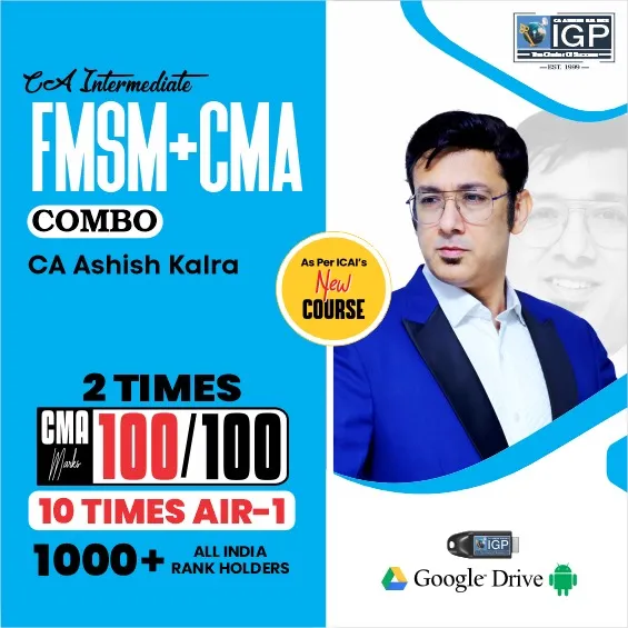 GROUP 2 COST AND MANAGEMENT ACCOUNTING + FM - SM FACE TO FACE COMBO BY CA ASHISH KALRA ( CA INTER)