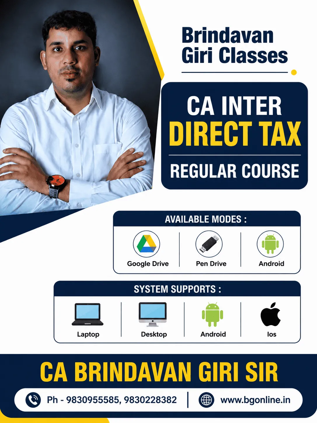 DIRECT TAX FOR JAN 2027 EXAMS BY BRINDAVAN GIRI (CA INTER)
