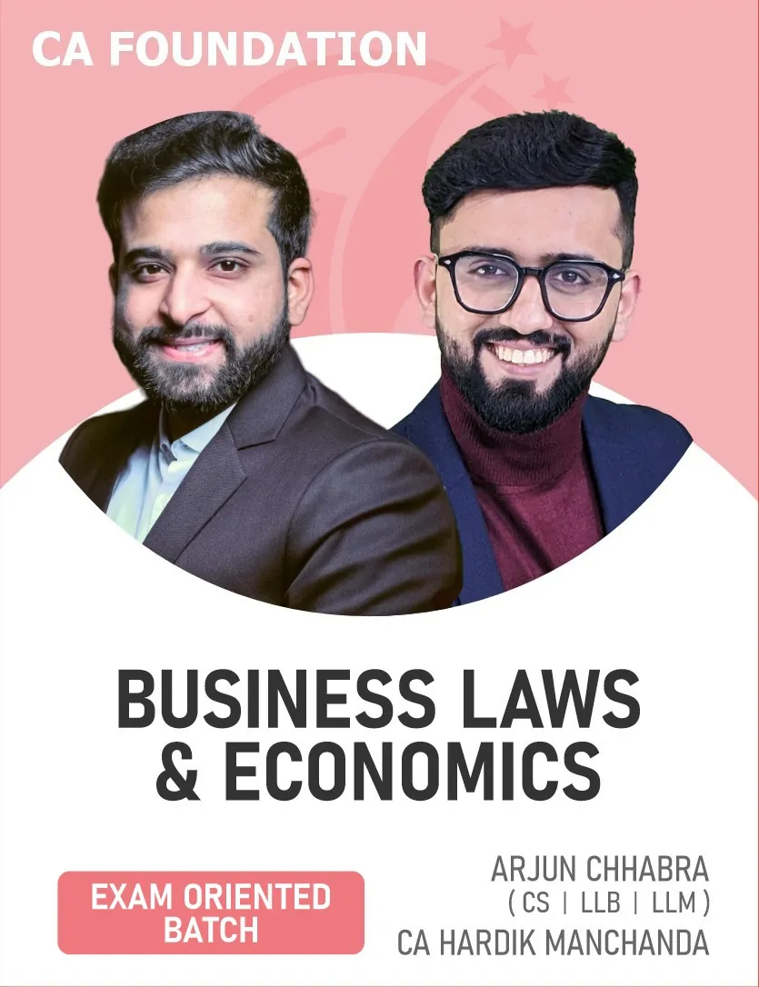 ECONOMICS & BUSINESS LAWS COMBO EXAM ORIENTED FOR SEPT 26 EXAMS (CA FOUNDATION)