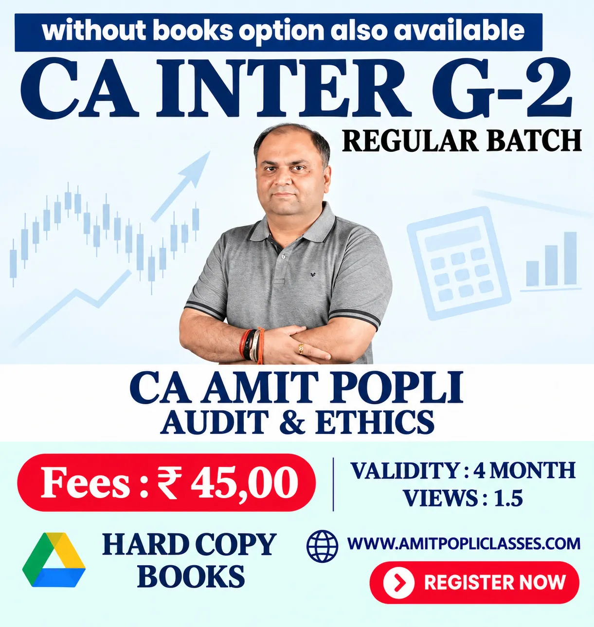 GROUP - II AUDIT & ETHICS REGULAR SPECIAL BATCH JAN 26 & ONWARDS (CA INTER)