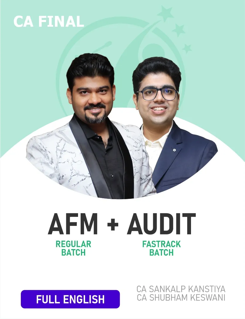 AFM REGULAR & AUDIT EXAM ORIENTED FASTTRACK COMBO FOR NOV 26 EXAMS FULL ENGLISH (CA FINAL)